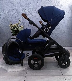 TERÉNNA TROJKOMBINÁCIA STOKKE TRAILZ BLACK NAVY BLUE