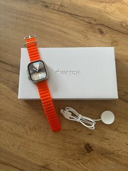 Inteligentne hodinky Ultra Watch 2 Titanium - oranžové