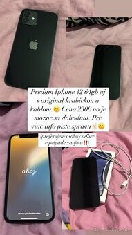 Predám Iphone 12 64gb