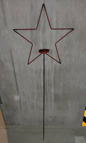 Kovový svietnik hviezda 150cm