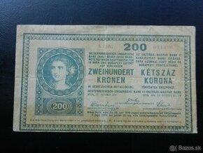 Staré vzácnejšie bankovky Rakúsko Uhorsko