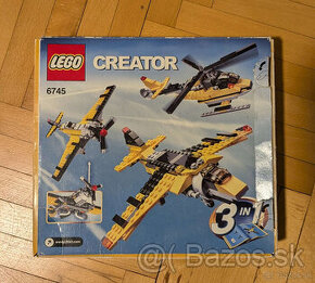 lego creator 6745 : lietadlo, helikoptéra, stíhačka