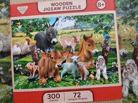 Drevené puzzle Farm kindergarten 300