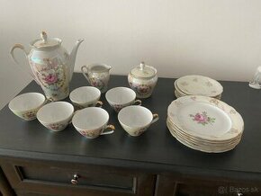 Porcelánový čajový set s taniermi (KAHLA)