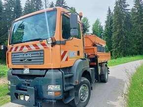 Komunal  4x4 MAN TGA 360 3-str.skl. Meiler s HR .Palfinger