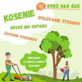 Ponúkam kosenie čistenie pozemkov