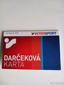 Predám darčekovú kartu Intersport