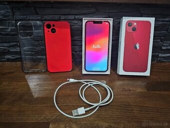 Apple Iphone 13 Red 128GB (krabica, 2x kryt)