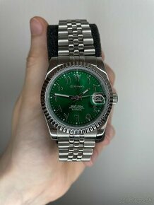 Hodinky Seiko Mod Green Arabic Dial