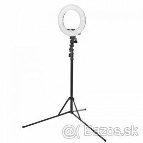 Lampa na líčenie RING LIGHT 12" 35W LED čierna + statív - 1