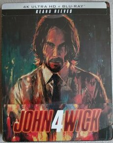 John Wick 4 - 4K UHD+BD steelbook bez CZ - 1