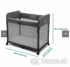 BUGABOO Postieľka cestovná Stardust Grey