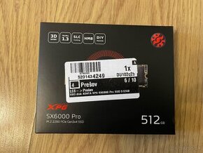 M.2 SSD Disk ADATA XPG SX6000 PRO SSD 512GB