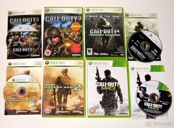 Hry pre Xbox 360 Battlefield, Call of Duty, Assassin's Cree