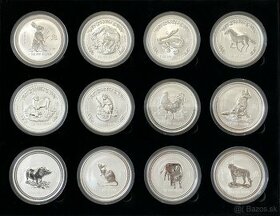 Lunárna Séria I. 1 oz strieborné mince 52.267 ks - 1