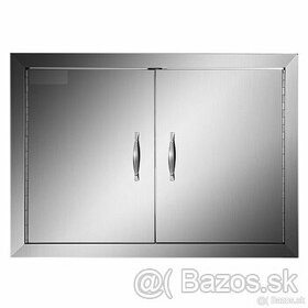 Nerezove dvierka pod gril 80x60cm