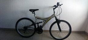 Predám celodprużeny horský bicykel 26" kolesá, servisovaný.D - 1