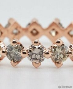 Zlatý prsteň s diamantami 1.40 kt