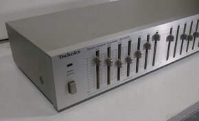 TECHNICS equalizer SH-8025 strieborny, vyroba Japan - 1