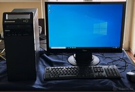 Predam Lenovo PC + monitor Fujitsu-Siemens