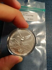 Mexiko Libertad 1oz Ag 999 r. 1999 - 1