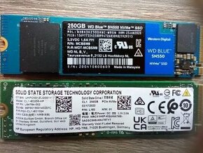 256 GB 2,5" / m.2 NVMe 2280 Samsung, WD - Zaruka - 1