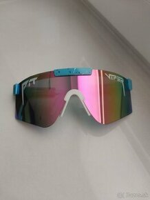 Športové slnečné okuliare Pit Viper - modro ružové