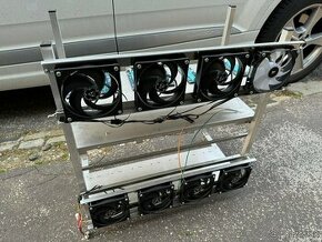 Predam hliníkovu konštrukciu / rám na Mining rig pre 14 GPU - 1