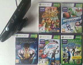 Kinect senzor + 5 hier (XBOX 360)