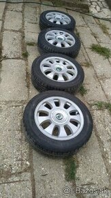 Elektrony Skoda Metallica 5x100 R16 s pneu 205-55-16 letne - 1