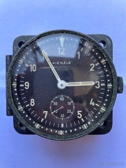 LETECKÉ PALUBNÍ HODINY KIENZLE FL 22602 8 TAGE- WW2 LUFTWAFF