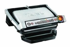 Elektrický gril Tefal OptiGrill+ Inox GC712D34