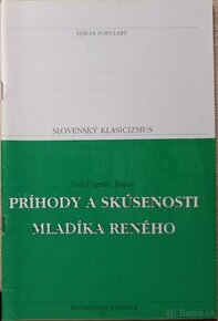 Jozef Ignác BAJZA - Príhody a skúsenosti mladíka Reného