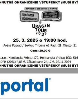 Uragán Poprad 25.3. 1ks