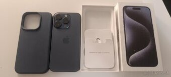 IPHONE 15 Pro, Blue Titanium, 128GB, vo vynikajucom stave