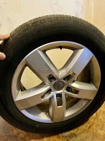 predám originálne Disky VW, Audi - obuté na pneu Dunlop - 1