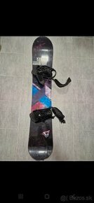 Snowboard Gravity s viazaním, dĺžka 160 cm