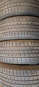 Predám 4ks jazdené zimné 245/65r17-111T Continental