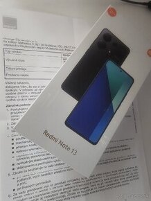 Xiaomi note 13 6GB/128GB novy záruka 2 roky