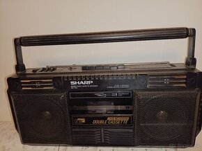 Sharp WQ 234H bk radiomagnetofon retro 2 kazeťák