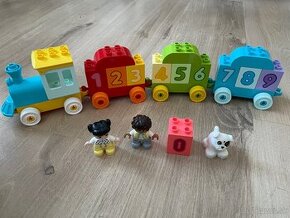 Lego Duplo vláčik, hrací traktor so zvieratkami, Dino auto