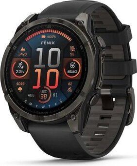 Garmin Fenix 8 AMOLED 47mm Sapphire Carbon Gray Titanium/Bla