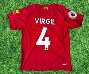 dres Liverpool FC Virgil červený 115-125cm