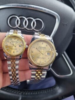 2ks. Nové hodinky FNGREEN (DateJust) two tone elegantné