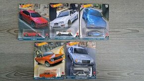 Hot Wheels Premium - Canyon Warriors - kompletní sada 5 ks