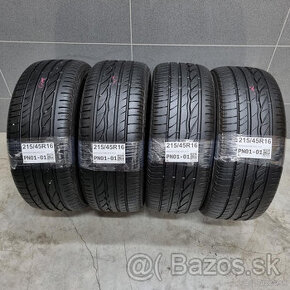 Letné pneumatiky 215/45 R16 BRIDGESTONE DOT4117