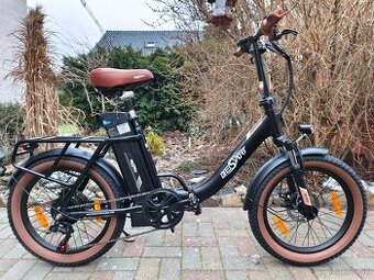 Mestský skladací ebike Onesport 20x3.0",350W,17Ah,25km/h,28