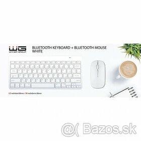 Set bluetooth klávesnica + myš (Apple style)