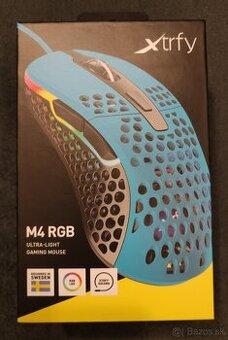 Herná myš XTRFY M4 RGB Blue