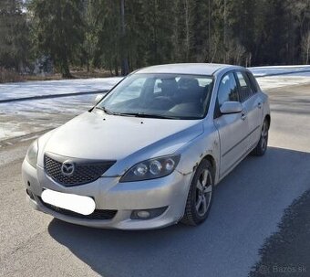 Mazda 3 1.6i, 77 kW, benzín, r. v. 2004